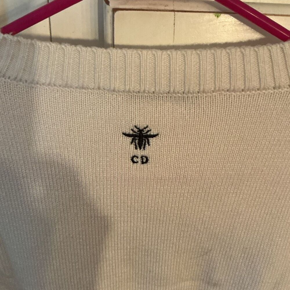 BeinSpired Christian Dior Cruise Sweater Sz 38 100% Wool - Picture 6 of 9